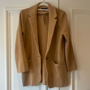 NWT J.Crew Women’s Schoolboy Sweater Blazer in Acorn Brown Size XS